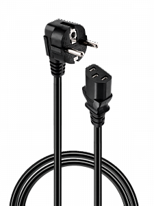 Кабель питания сетевой C13 для компьютера 1.5м Орбита OT-ELS06 Черный